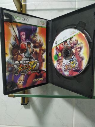 Juego Xbox 360 super street fighter 4