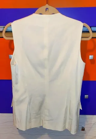 Chaleco crema talla L