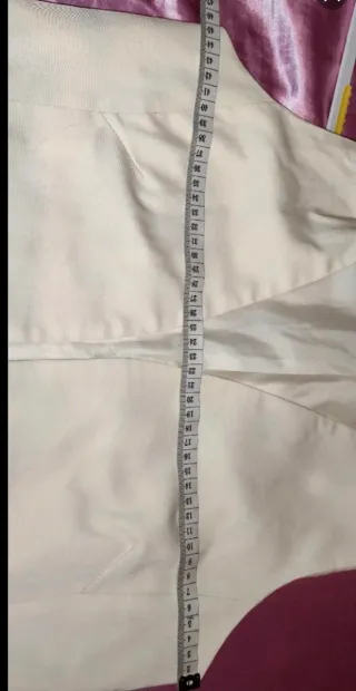 Chaleco crema talla L