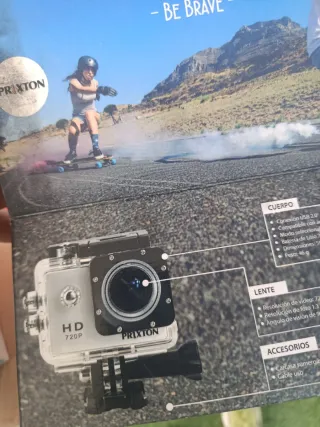 Cámara de Acción HD 720P Prixton