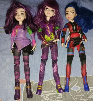 3 Muñecas Descendientes Disney