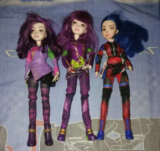 3 Muñecas Descendientes Disney