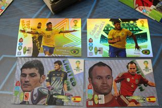 Adrenalyn XL 2014 FIFA World Cup Brasil. Panini. Fútbol. Trading Card Game. 118 cromos.