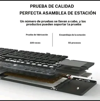 Teclado BT Plegable Recargable Portátil