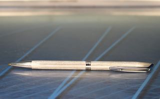 Bolígrafo Waterman plaqué plata.