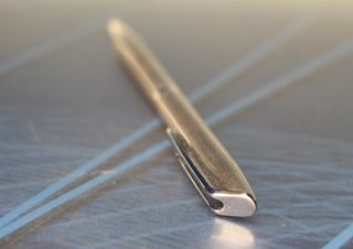 Bolígrafo Waterman plaqué plata.