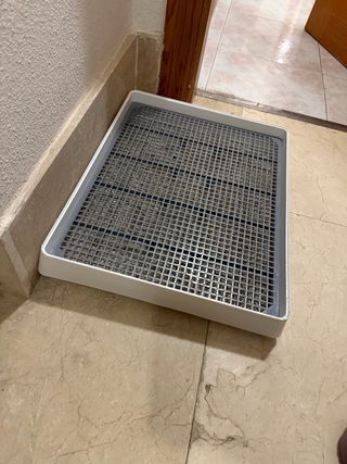 Bandeja para arena de perro