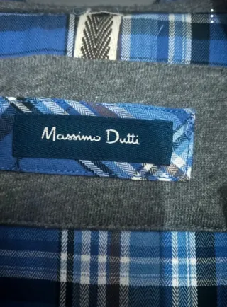 Abrigo Massimo Dutti Gris Talla XL