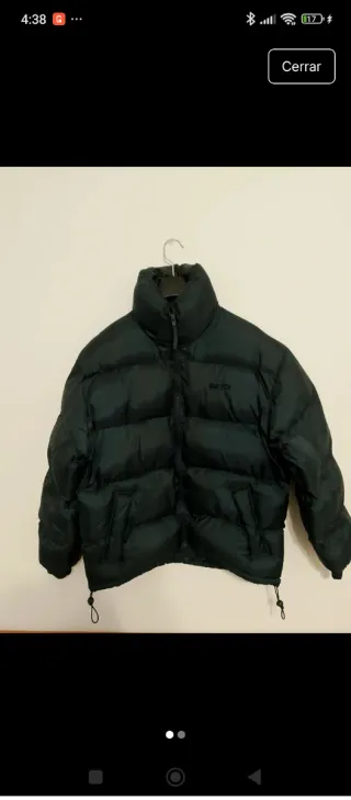 Abrigo plumas para la nieve,