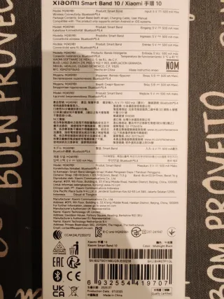 Xiaomi Smart Band 10 - Reloj Inteligente Negro