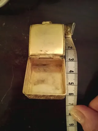 Pequeño Pastillero vintage de piedra natural