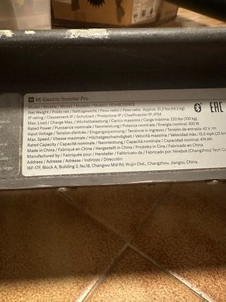 PATINETE XIAOMI MI ELECTRIC SCOOTER PRO
