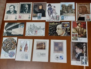 Lote 15 Tarjetas Máximas Francia