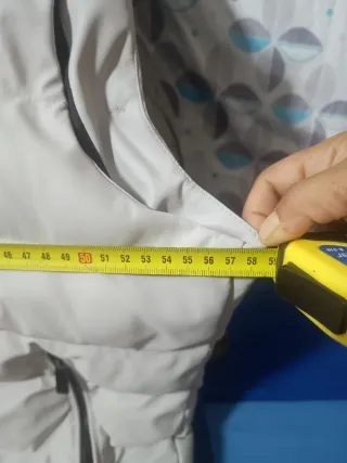 Chaleco niño Talla 10/12 blanco y negro