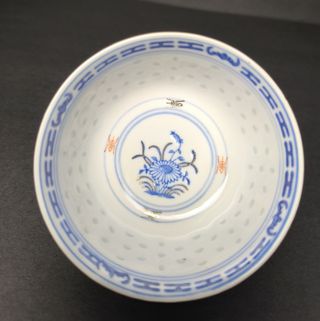 3 Taças Bago de Arroz Flor China