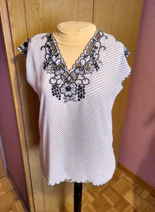Blusa bordada vintage
