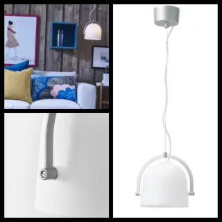 Nueva. Lámpara Techo Ikea SVIRVEL 22cm