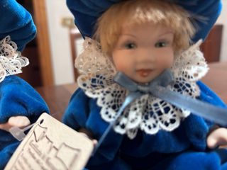 Coppia bambole ceramica Capodimonte