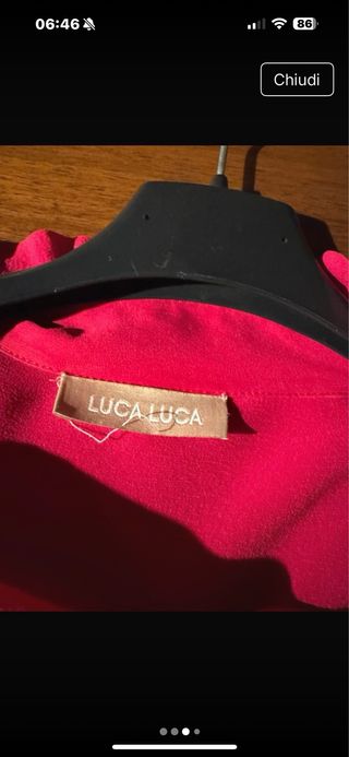 Camicia donna Luca Luca rossa
