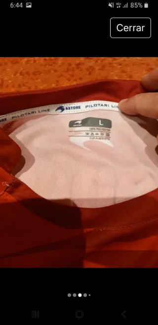 Camiseta pelota match worn Mikel Beroiz Talla L