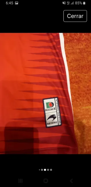 Camiseta pelota match worn Mikel Beroiz Talla L