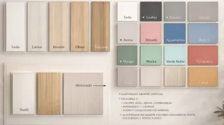 COMPOSICION CON CAMA ABATIBLE RMB150