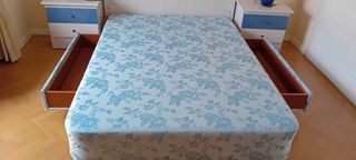 Canapé 135 cm con cajones