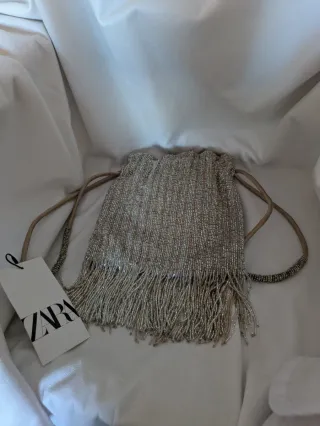 Bolso Zara de fiesta con abalorios
