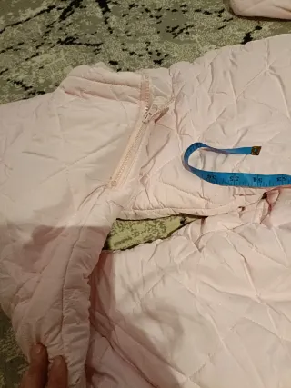 Mono de nieve rosa talla S