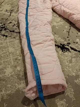 Mono de nieve rosa talla S