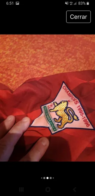 Camiseta Manchester 95-96 cantona Umbro XL