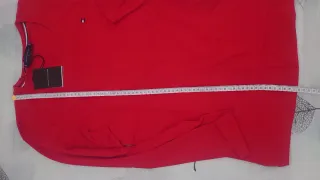 Camiseta Tommy Hilfiger Roja Manga Larga