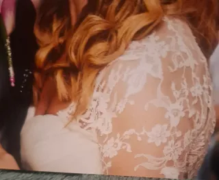 Traje de Novia Beige/Blanco