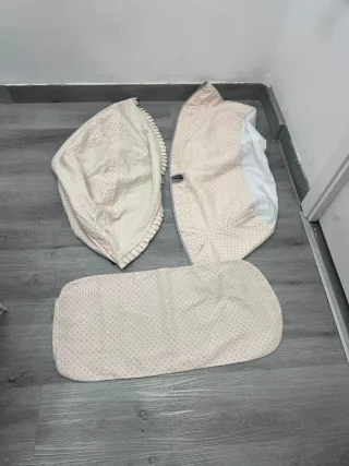 Pack fundas carrito bebé lunares