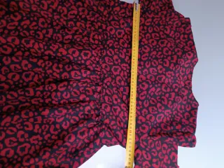 Vicolo Abito Fantasia Animalier Rosso/Nero Tg. S