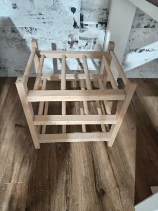 Botellero de madera para vino