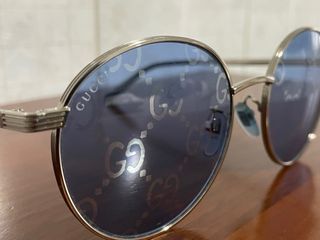 Occhiali Gucci Donna Rotondi Blu Argento