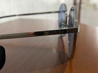 Occhiali Gucci Donna Rotondi Blu Argento