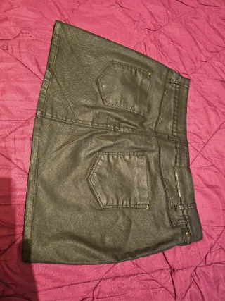 Minifalda tejana negra