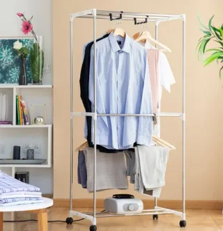 Tendedero Eléctrico Portátil InnovaGoods, blanco