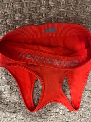 Sujetador deportivo Prozis rojo