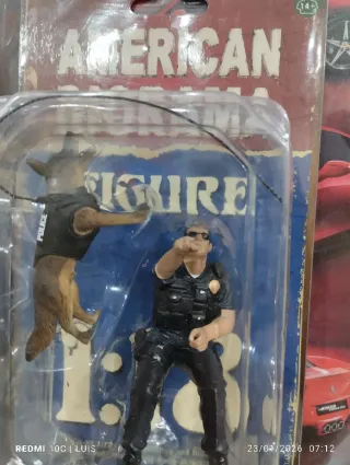 Diorama Policía Escala 1:18