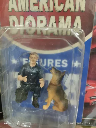 Diorama Policía Escala 1:18
