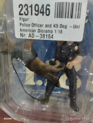 Diorama Policía Escala 1:18