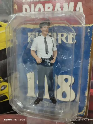 Diorama Policía Escala 1:18