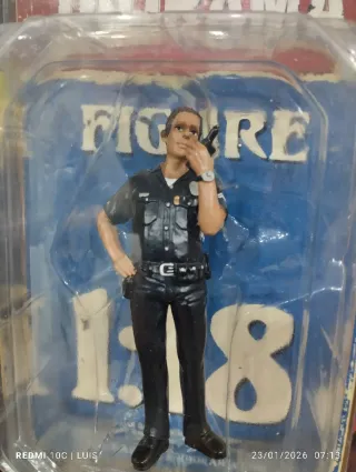 Diorama Policía Escala 1:18