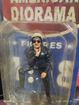 Diorama Policía Escala 1:18