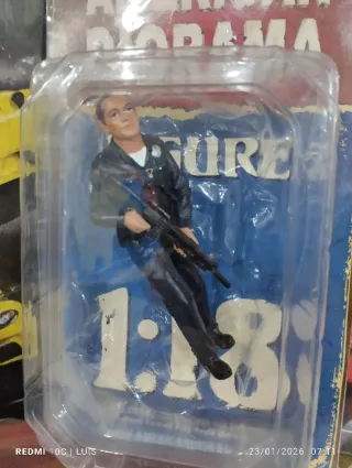 Diorama Policía Escala 1:18