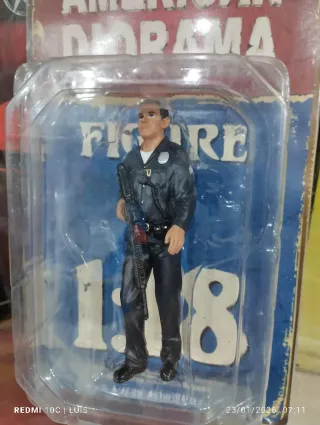 Diorama Policía Escala 1:18