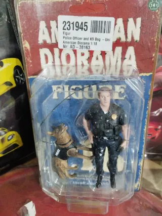 Diorama Policía Escala 1:18